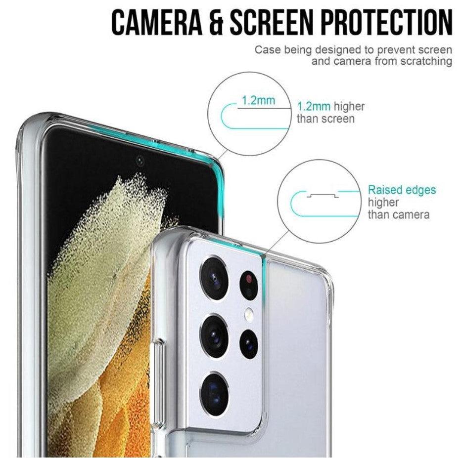 Premium Space Collection Hardshell Phone Case comes with upraised edges for front screen protection and camera lens protection! Premium Space Collection Hardshell Phone Case comes with upraised edges for front screen protection and camera lens protection!